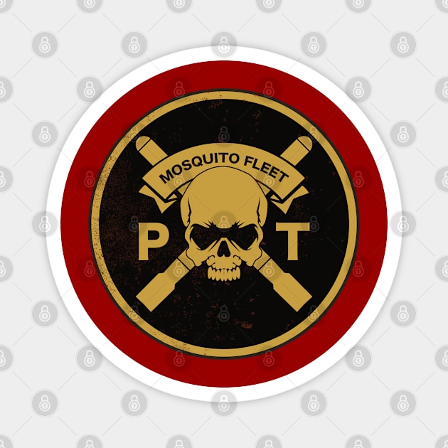PT Boat Mosquito Fleet Patch (distressed) Magnet by TCP